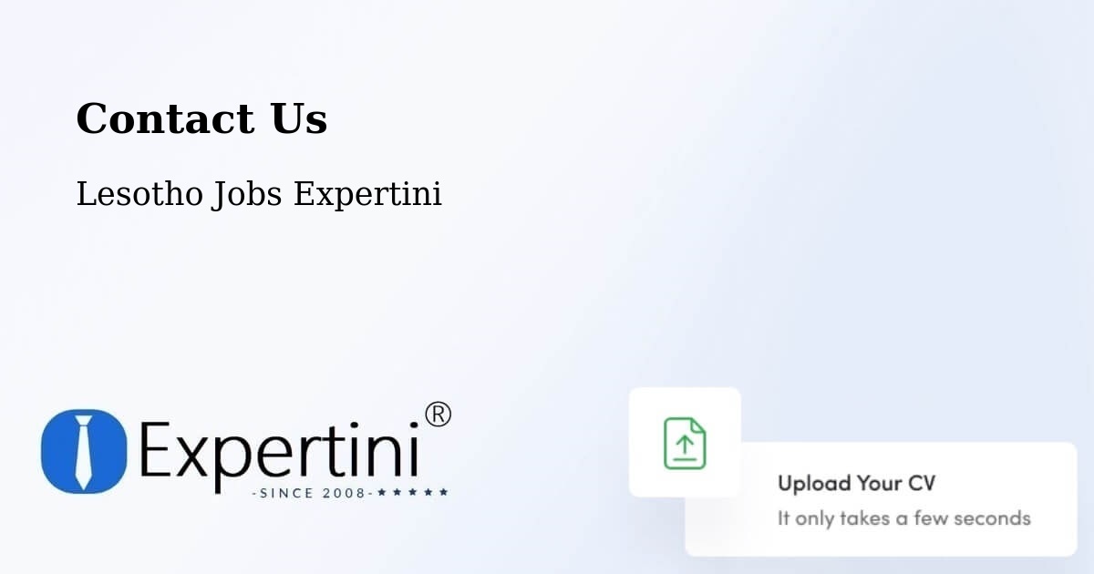Contact Expertini – Lesotho - Lesotho Jobs Expertini